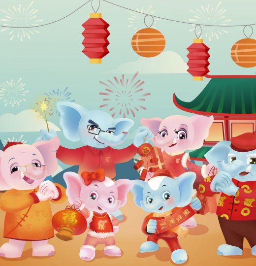IP Character Design (New Year version) – Power Dekor